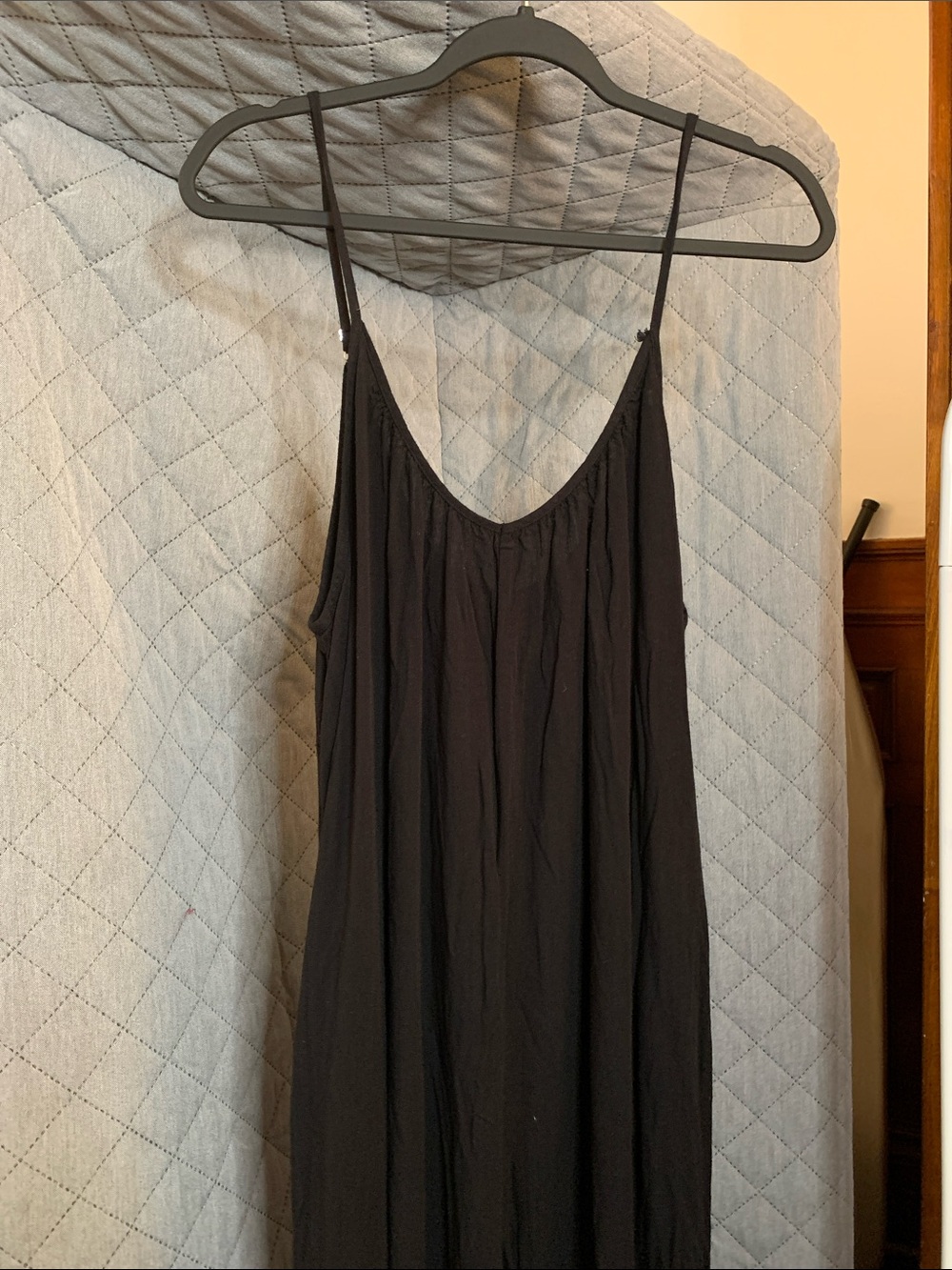 Women’s Black Capri Romper